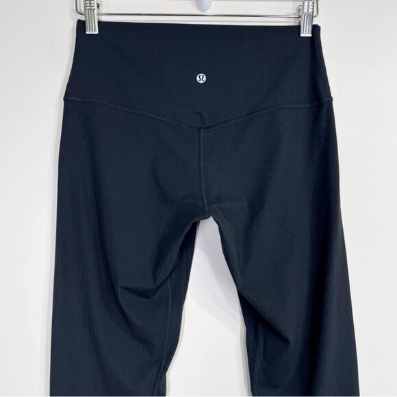 Lululemon Align Ribbed High-Rise Pant 28" Black - Picture 6 of 9